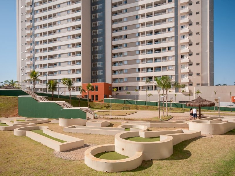 Brinquedos aquáticos do Enjoy Solar das Águas Park Resort